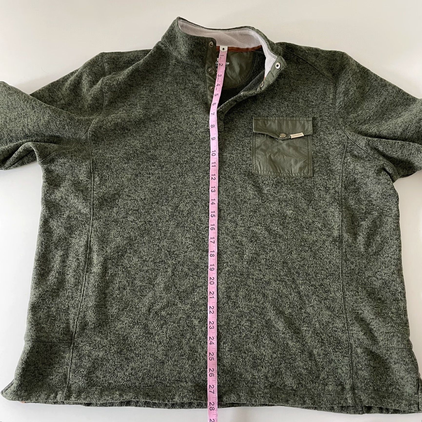 Vintage Woolrich Jacket Fleece Green 2XL Snap Pullover Knit Button Mens Size US XXL / EU 58 / 5 - 6 Thumbnail