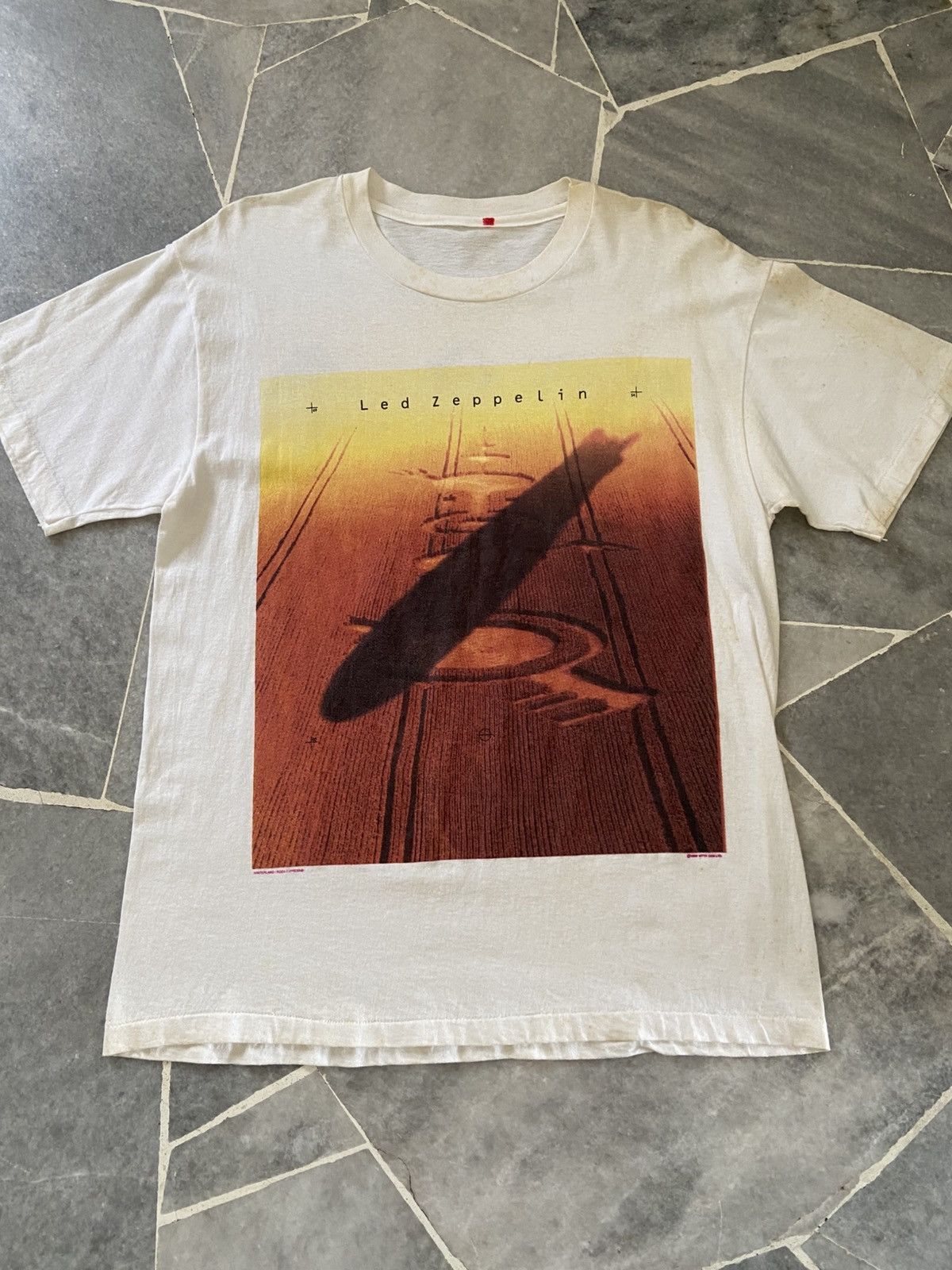 Band Tees Vintage 1990 Led Zeppelin Winterland Rock Express Tee Size US L / EU 52-54 / 3 - 7 Thumbnail