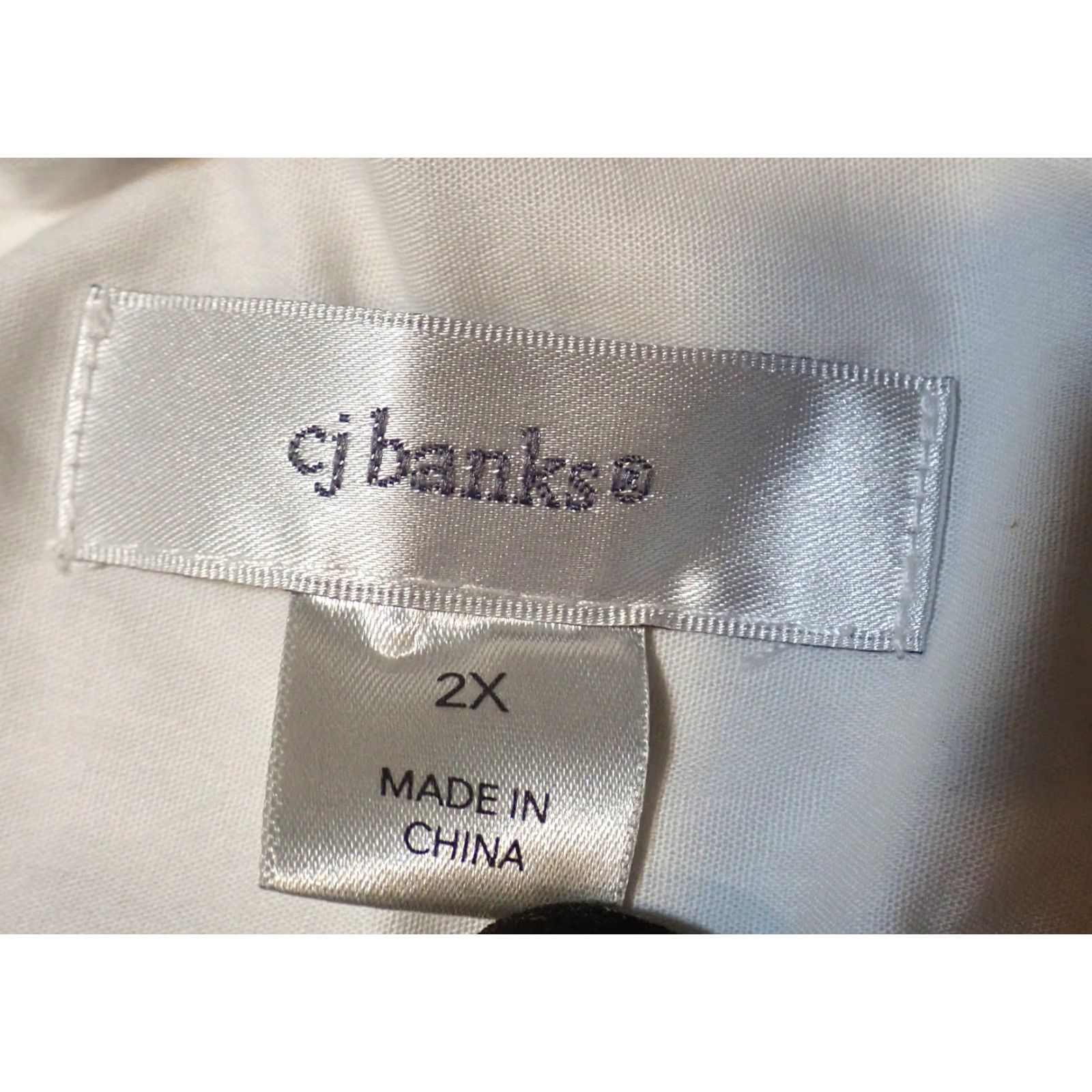 Vintage VINTAGE CJ Banks White Button Front Shirt Embroidered Honey Bees Womens 3X 2X? Size XXL / US 16-18 / IT 52-54 - 6 Thumbnail