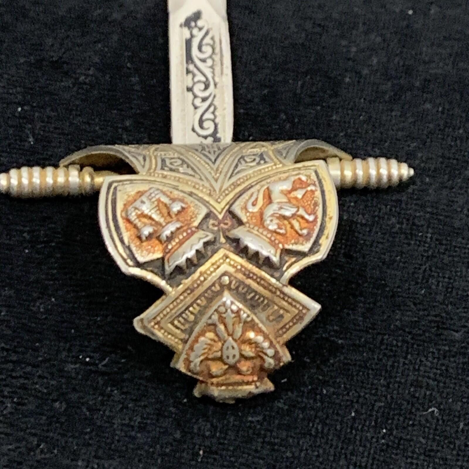 Other Vintage Toledo Spain Sword Letter Opener Rapier Souvenir 8” Size ONE SIZE - 3 Thumbnail