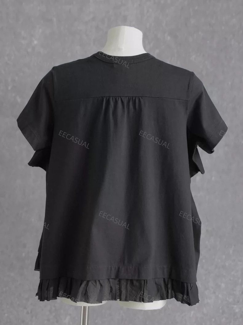Other Comme Des Garcons T-shirt short sleeve top with black cott Size M / US 6-8 / IT 42-44 - 4 Thumbnail