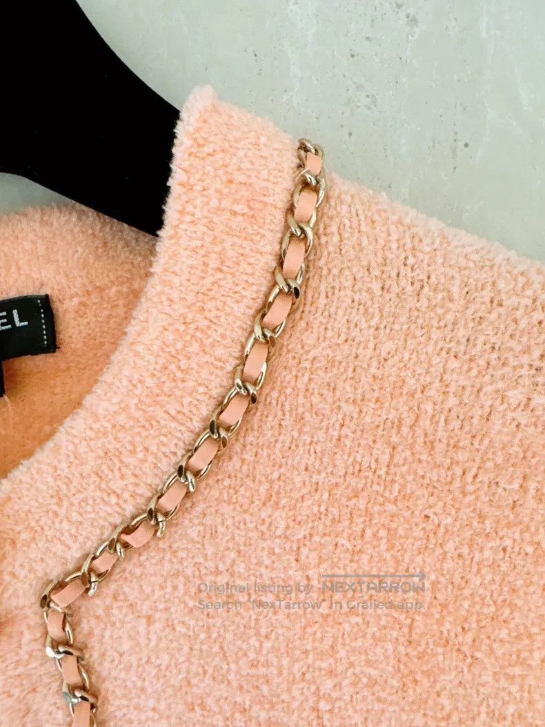 Chanel Chanel Orange-pink chain towel jacket Size XS / US 0-2 / IT 36-38 - 3 Thumbnail