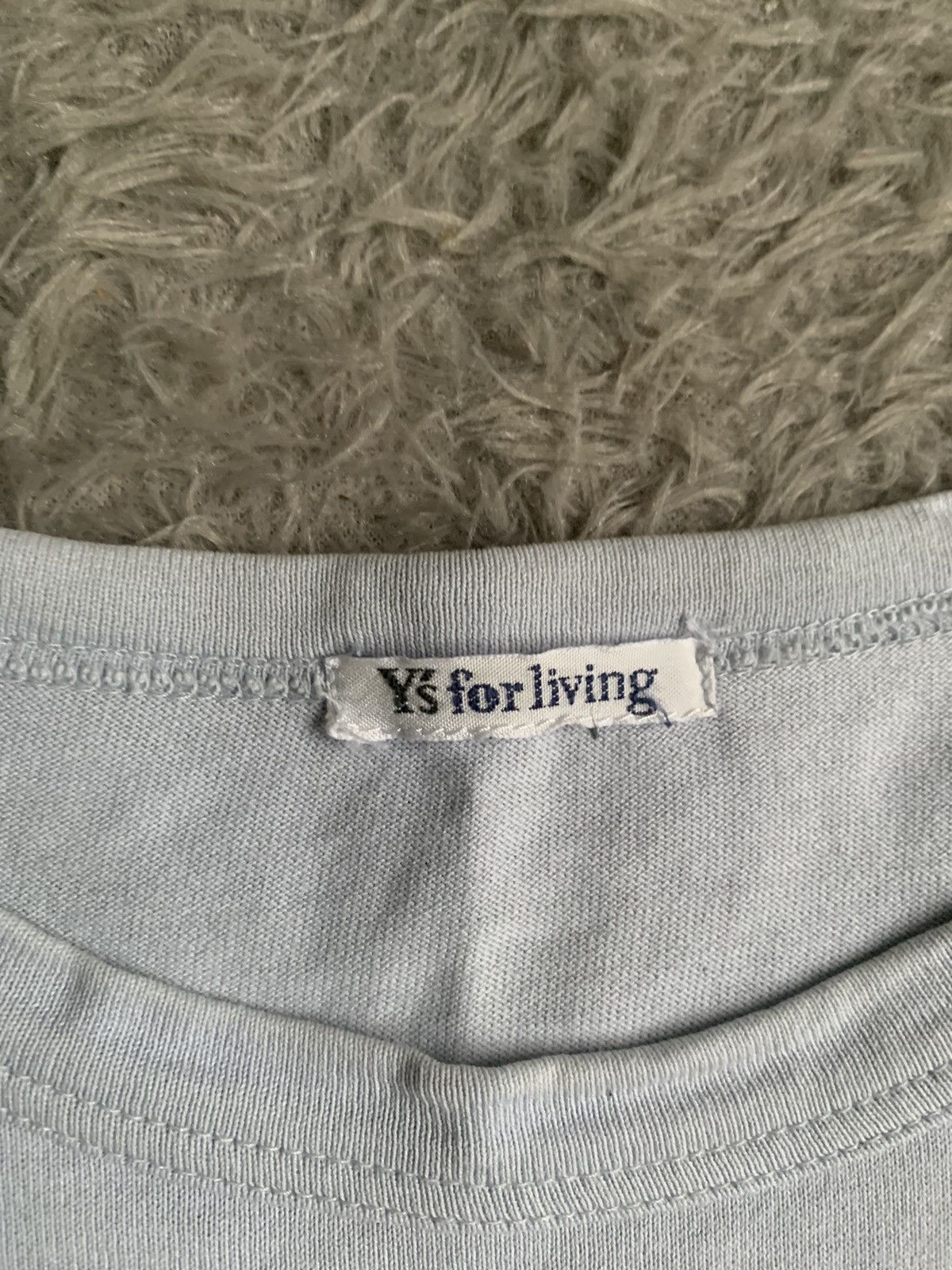Japanese Brand × Vintage × Yohji Yamamoto Vintage 80s Ys for Living Yohji yamamoto Tee Size US M / EU 48-50 / 2 - 4 Thumbnail