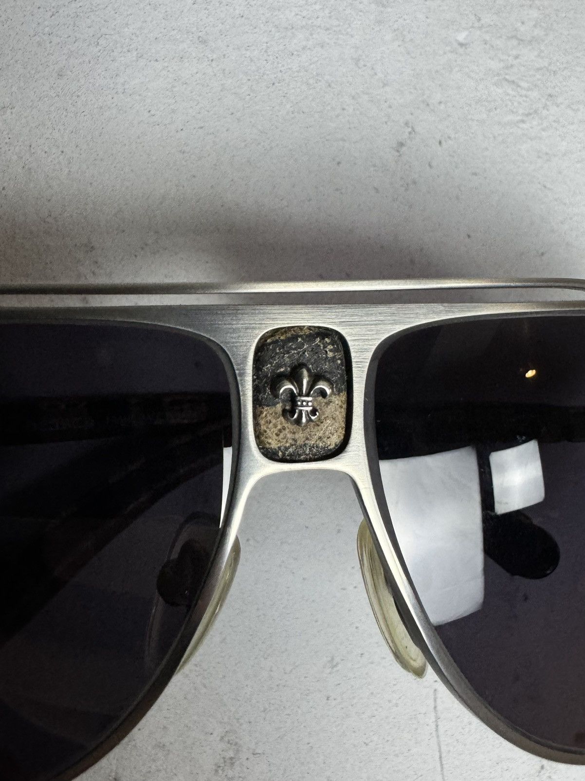 Chrome Hearts Vintage Chrome Hearts “DOUBLE D I” Aviator Sunglasses Size ONE SIZE - 4 Thumbnail