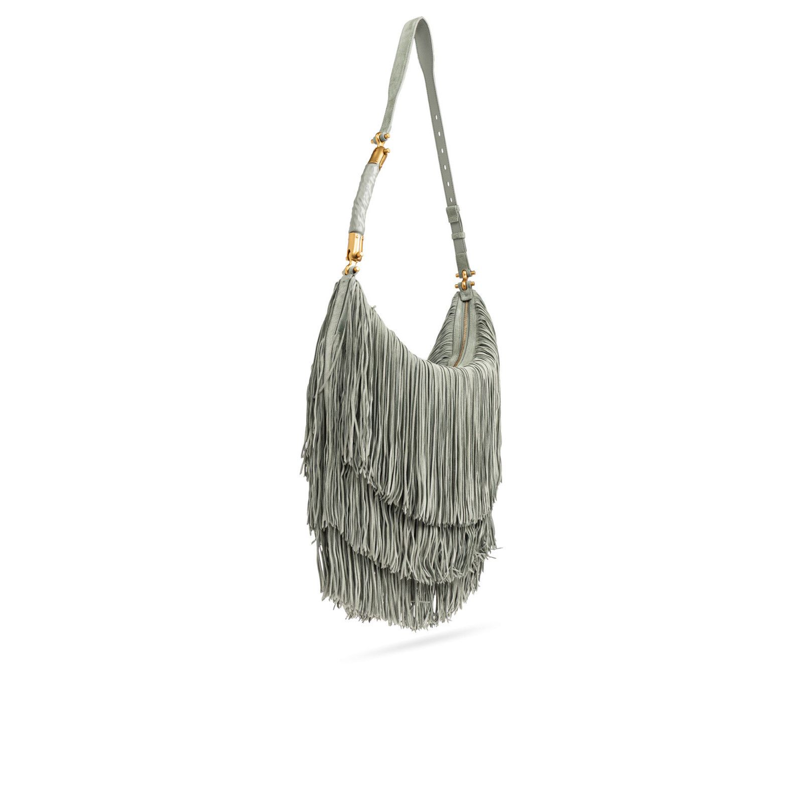 Balmain BALMAIN Ebene Green Hobo Large Shoulder Bag New & Authentic Size ONE SIZE - 3 Thumbnail