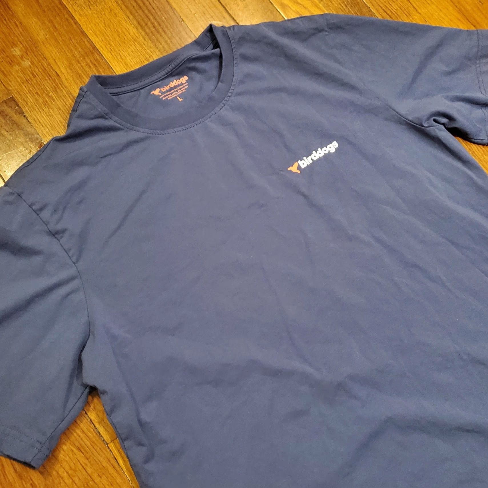Vintage Birddogs Shirt Mens Large Blue Logo Back Graphic Tee Tagless Stretch Casual Size US L / EU 52-54 / 3 - 4 Thumbnail