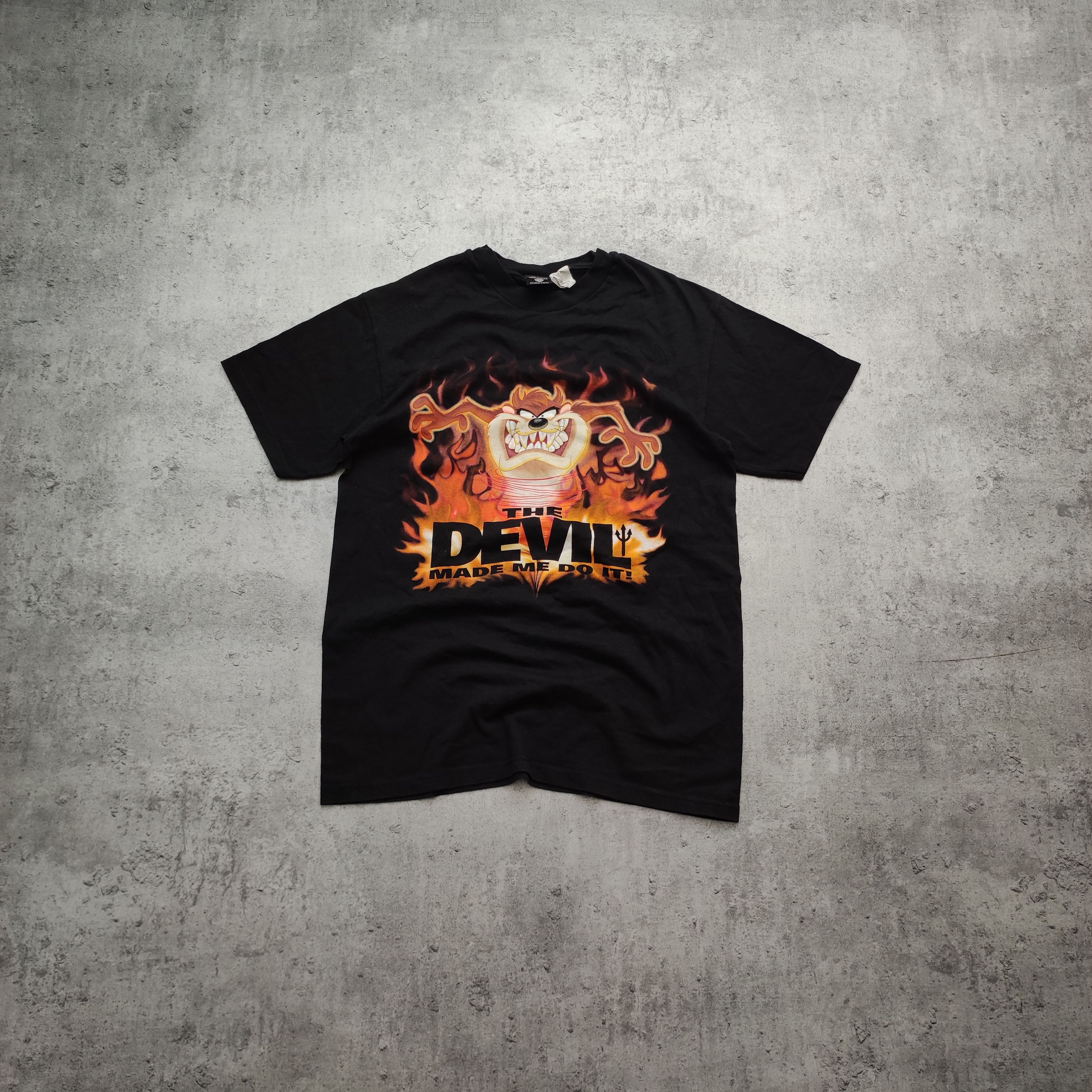 Vintage × Warner Bros RARE 90s 1998 OG Warner Bros The Devil Promo Tee Size US M / EU 48-50 / 2 - 1 Thumbnail