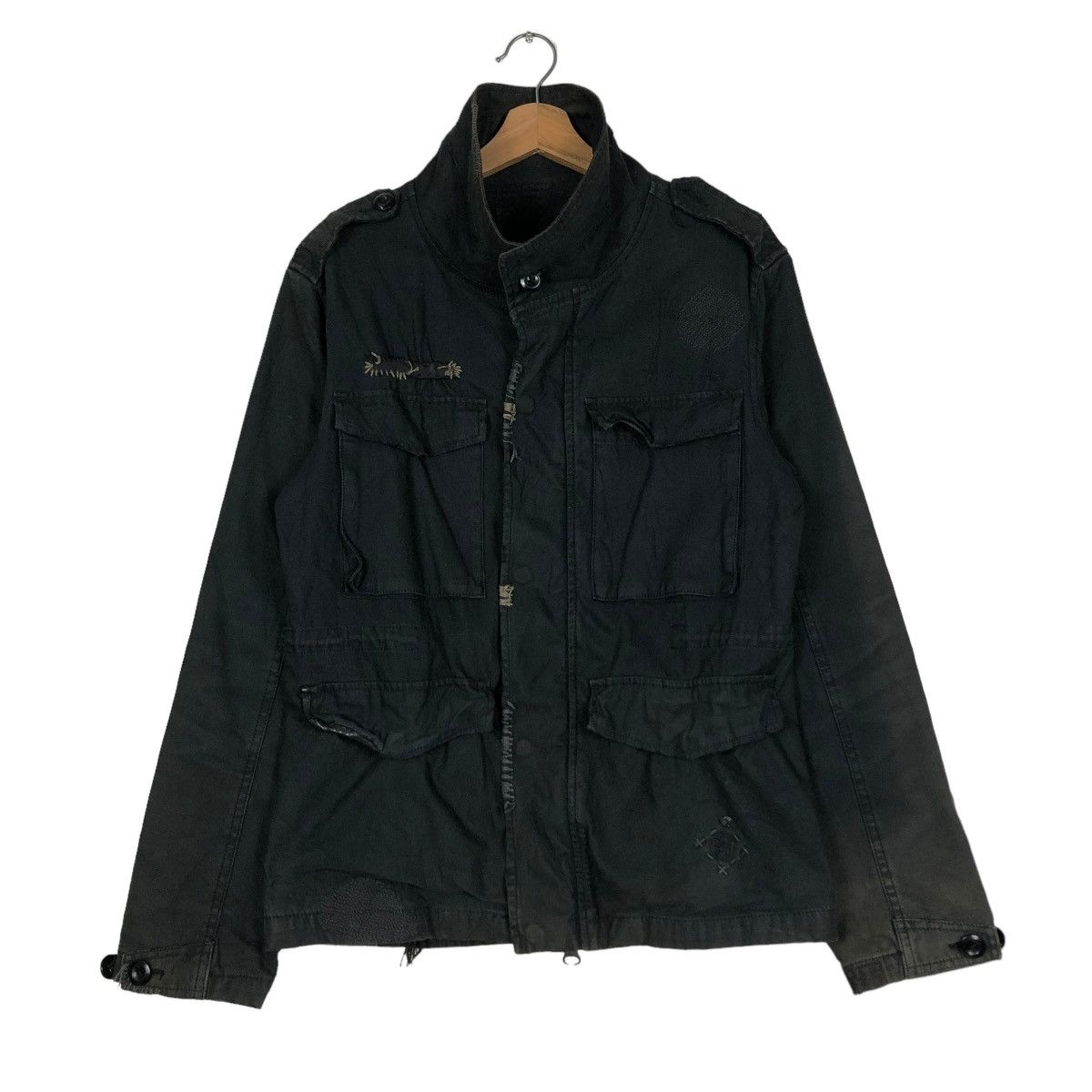 Hysteric Glamour 🔥VINTAGE BIKER JACKET PARACHUTE BONDAGE DESIGN ISSEY MIYAKE Size US M / EU 48-50 / 2 - 1 Thumbnail