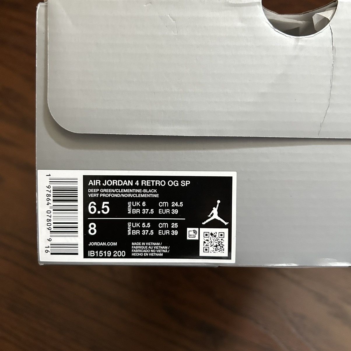 Jordan Brand × Undefeated Jordan 4 X Undefeated 6.5Y Size US 6.5 / EU 39-40 - 8 Thumbnail
