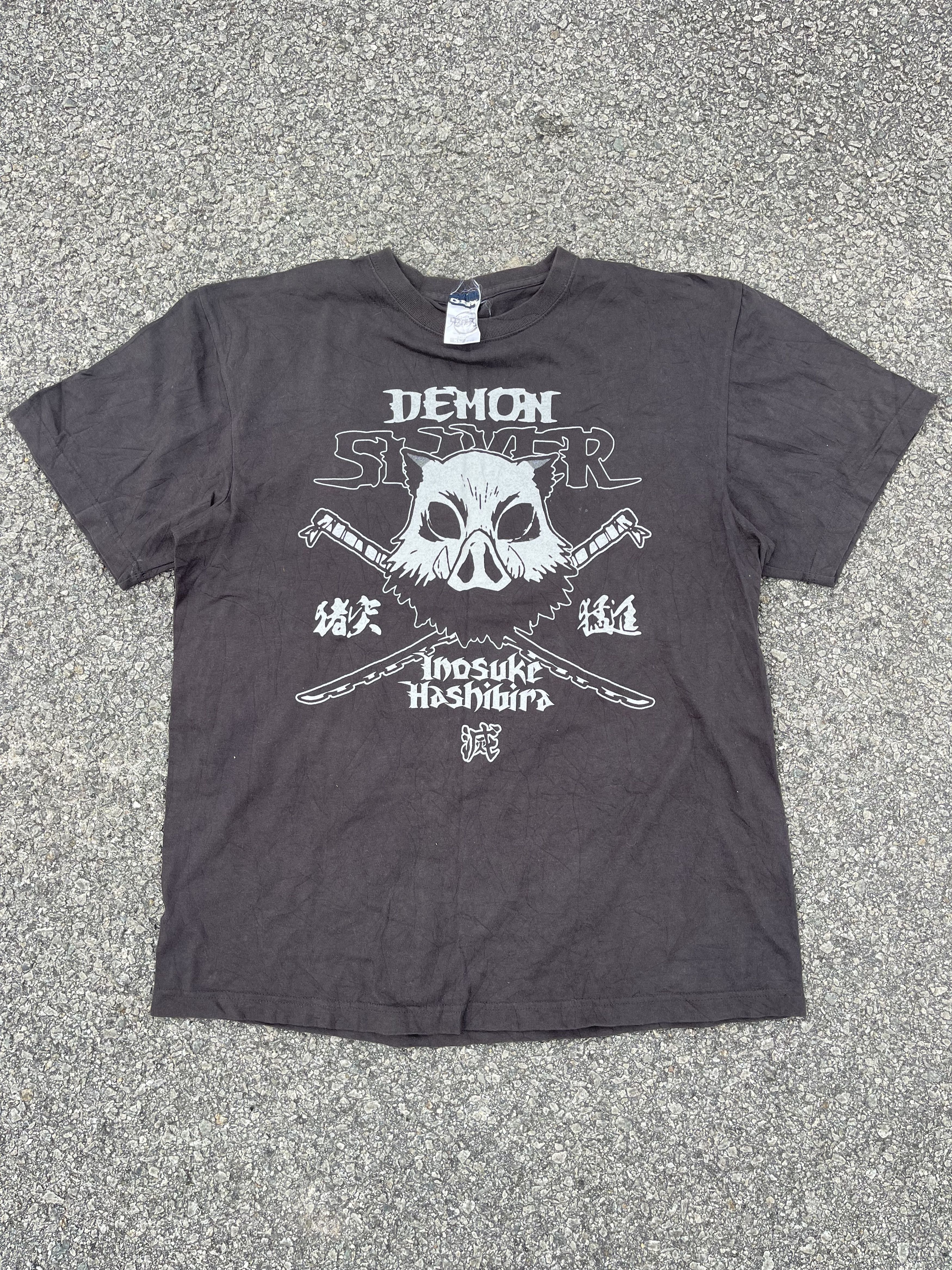 Anime Vintage y2k Demon Slayer x Cospa Black Tee Size US L / EU 52-54 / 3 - 3 Thumbnail