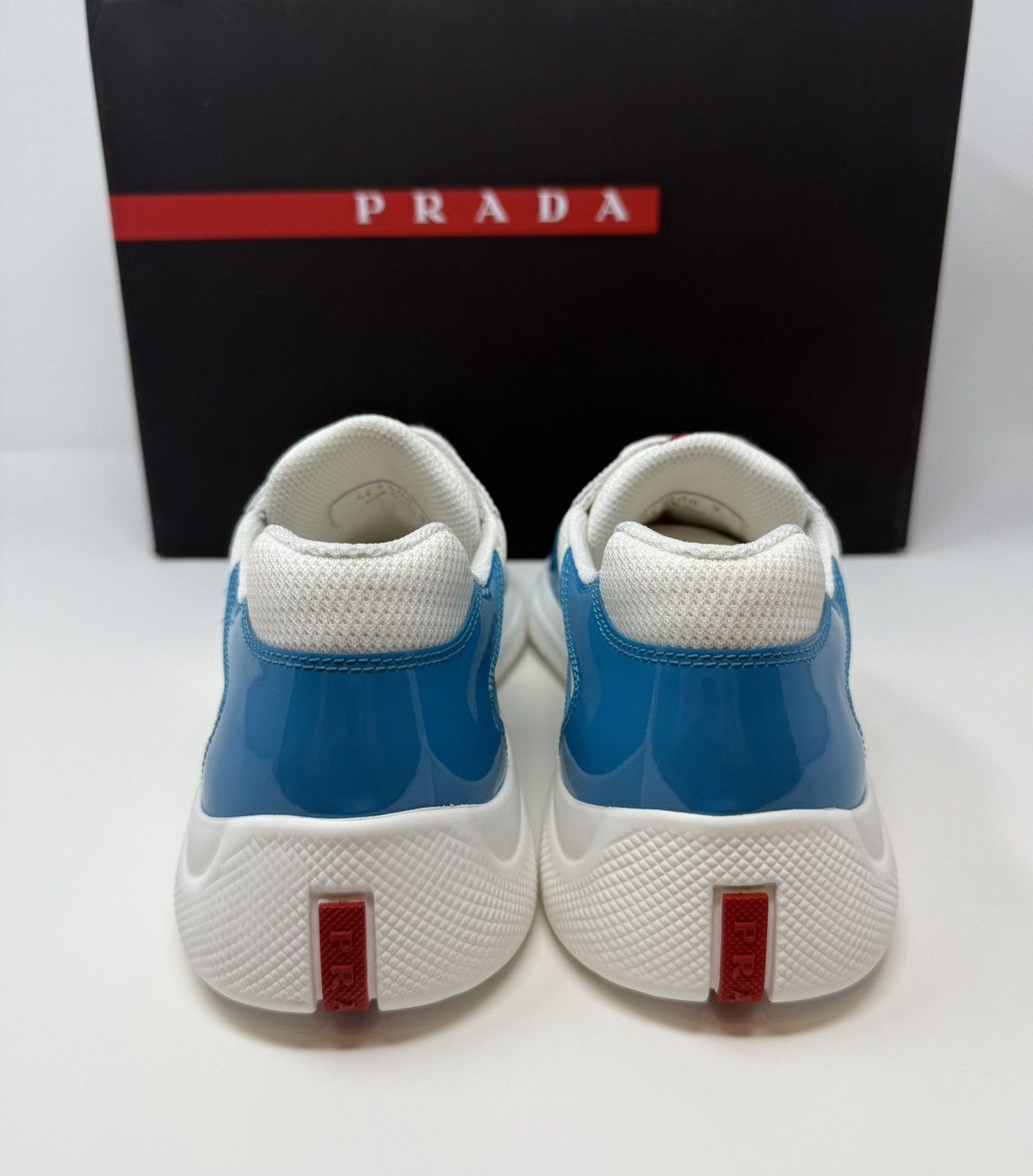 Prada Prada Americas Cup Sneaker Light Blue Size US 10 / EU 43 - 5 Thumbnail