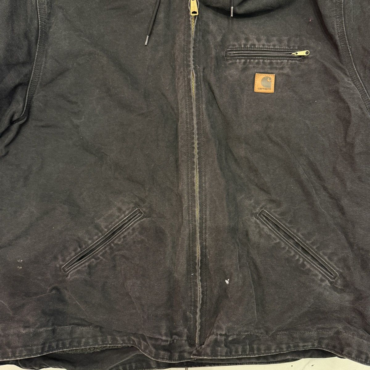 Carhartt Carhartt Balck Duck Canvas Sherpa Lined Jacket - XXL Size US XXL / EU 58 / 5 - 4 Thumbnail