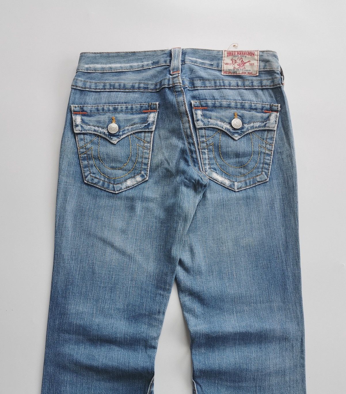 True Religion True Religion Bootcut Joey Light Blue Jeans Size 29" - 4 Thumbnail