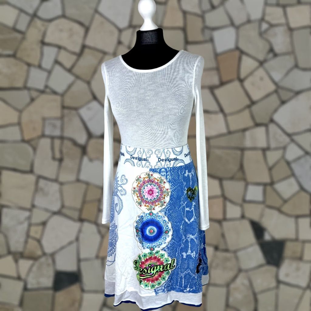 Desigual Desigual womens skirt XL Multicoloured Size 40" / US 18 - 1 Thumbnail