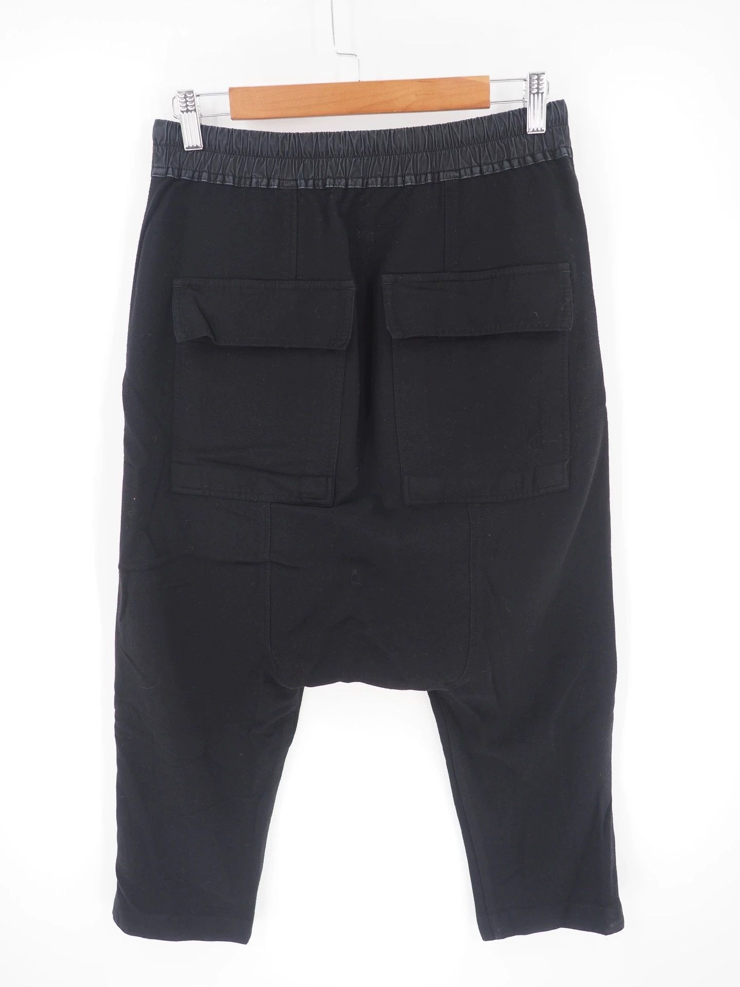 Rick Owens RO Cotton Blend Drop-Crotch Cropped Pants Size US 38 / EU 54 - 2 Thumbnail