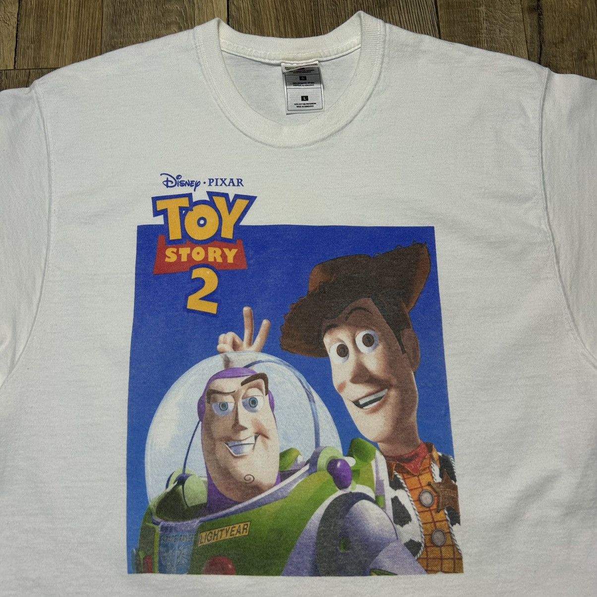 Vintage Vintage 1999 Toy Story 2 Cast Member Disney Movie Promo L Size US L / EU 52-54 / 3 - 3 Thumbnail