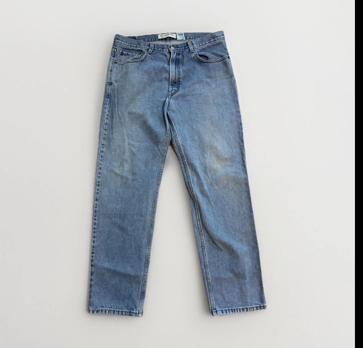 Levi's 2001 Levi’s 550 Relaxed Fit Jeans 36x34 Light Wash Y2K Denim Size US 36 / EU 52 - 1 Thumbnail