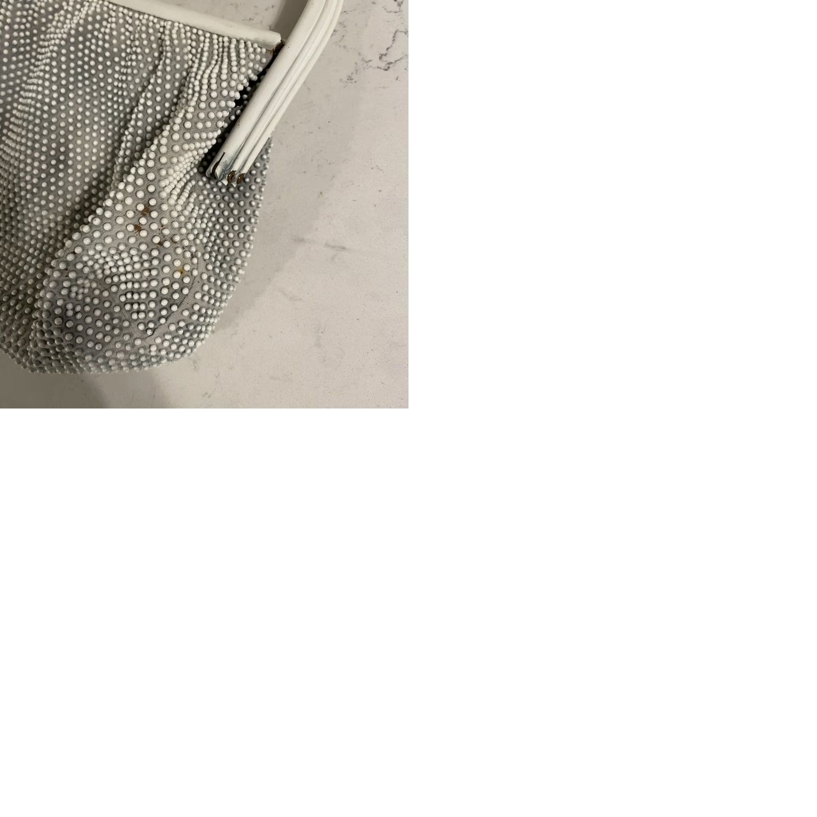 Vintage VINTAGE Purse Beaded Reversible White Black 1950s 60s Women Eveningwear Size ONE SIZE - 9 Thumbnail