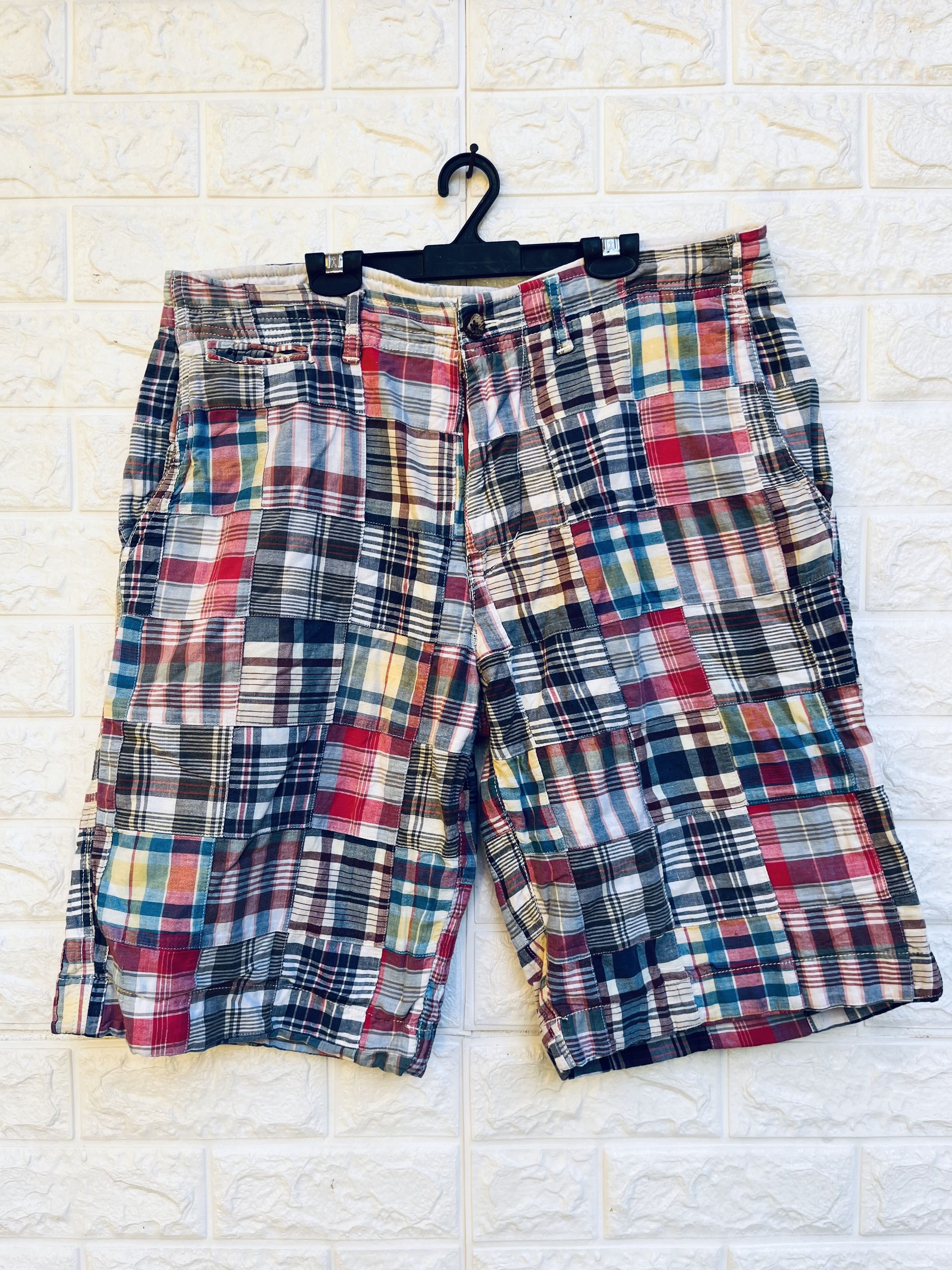 Japanese Brand × Vintage Vintage Back Number Patchwork Hip Hop Streetwear Style Size US 34 / EU 50 - 1 Thumbnail