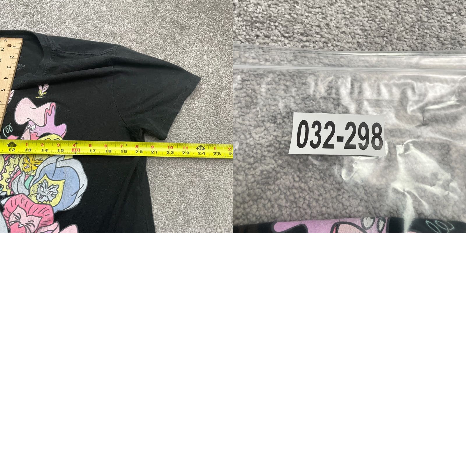 Disney Disney Alice In Wonderland Graphic T-Shirt Womens XL Black Crew Neck Casual Tee Size XL / US 12-14 / IT 48-50 - 8 Thumbnail