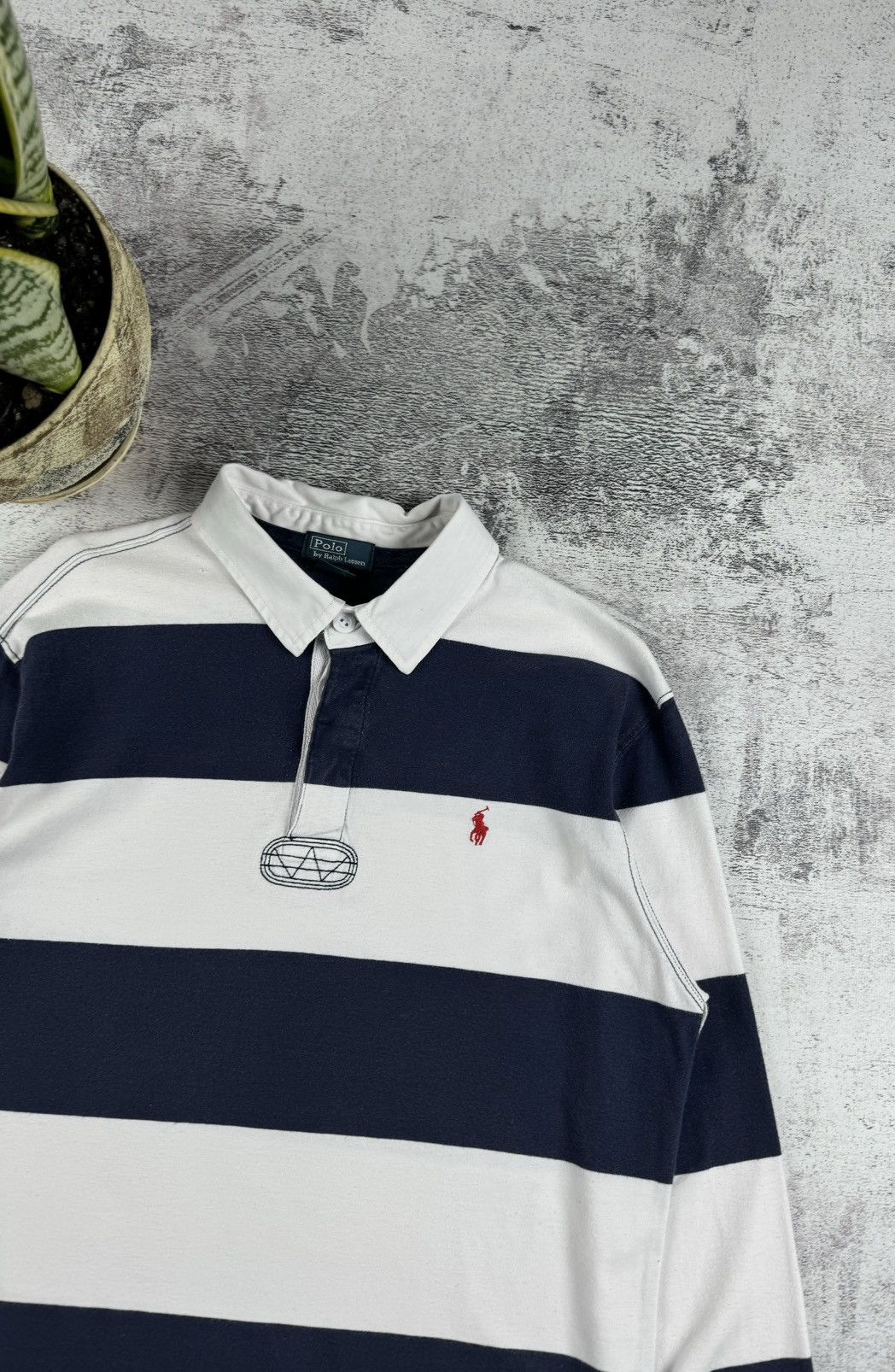 Polo Ralph Lauren 90S Polo Ralph Lauren Striped Retro M Pullover Longsleeve Size US M / EU 48-50 / 2 - 5 Thumbnail