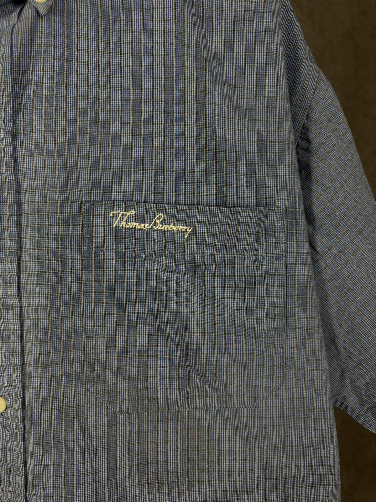 Burberry Thomas Burberry luxury designer vintage shirt Size US XXL / EU 58 / 5 - 3 Thumbnail