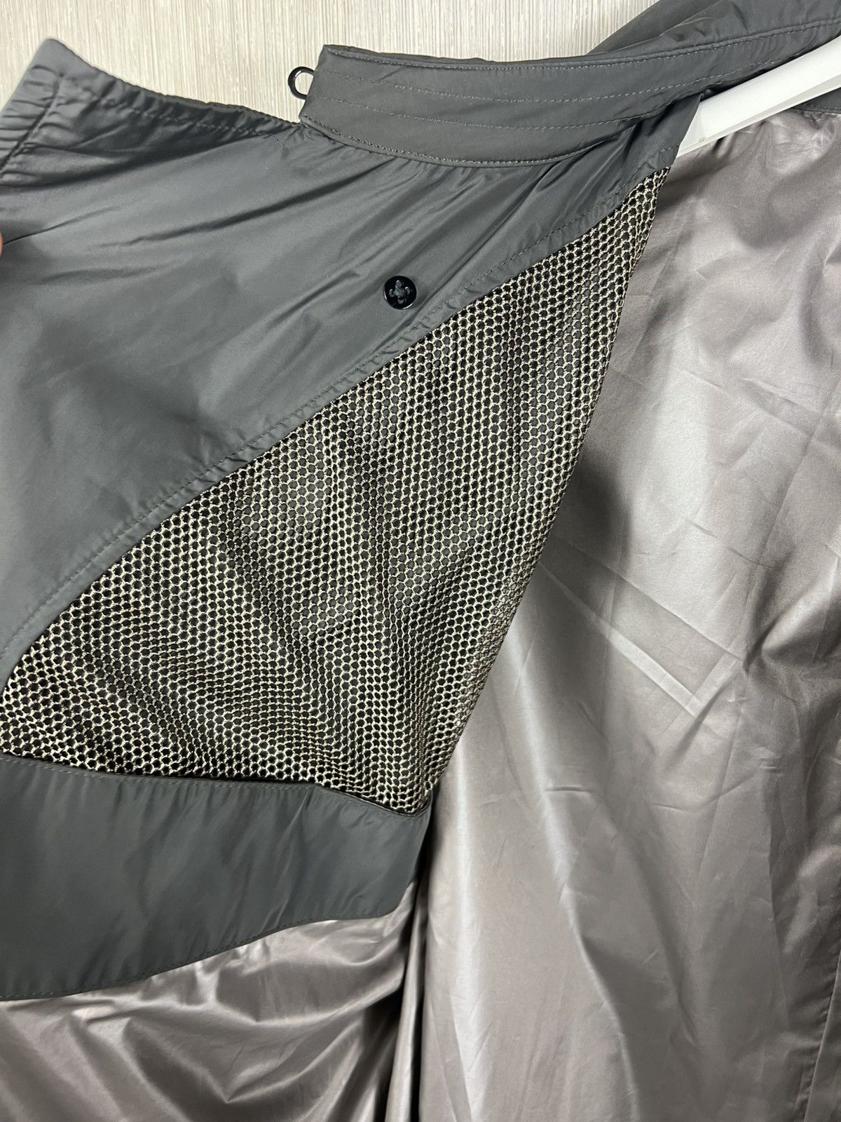 Allegri Allegri nylon long raincoat parka asymmetrical jacket Size US L / EU 52-54 / 3 - 18 Thumbnail