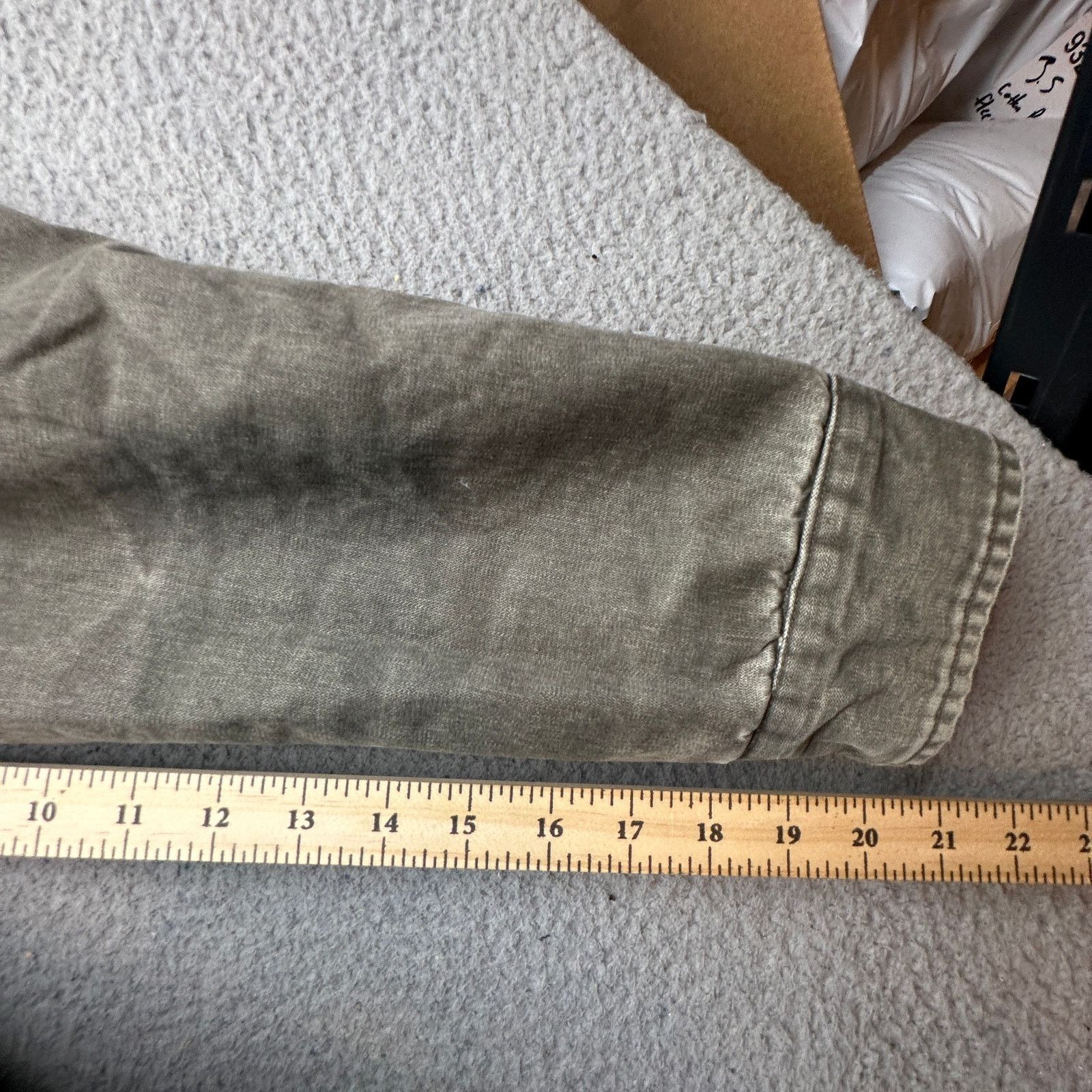 Guess Guess Jeans Military Distressed Jacket Mens Large Green M65 Size US L / EU 52-54 / 3 - 6 Thumbnail