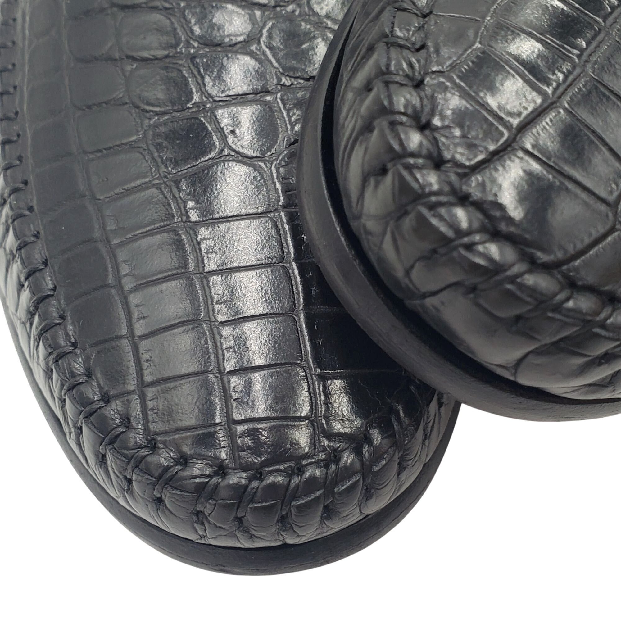 Cole Haan Italy Bragano Cole Haan Men's size 9 Black alligator crocodi Size US 9 / EU 42 - 5 Thumbnail