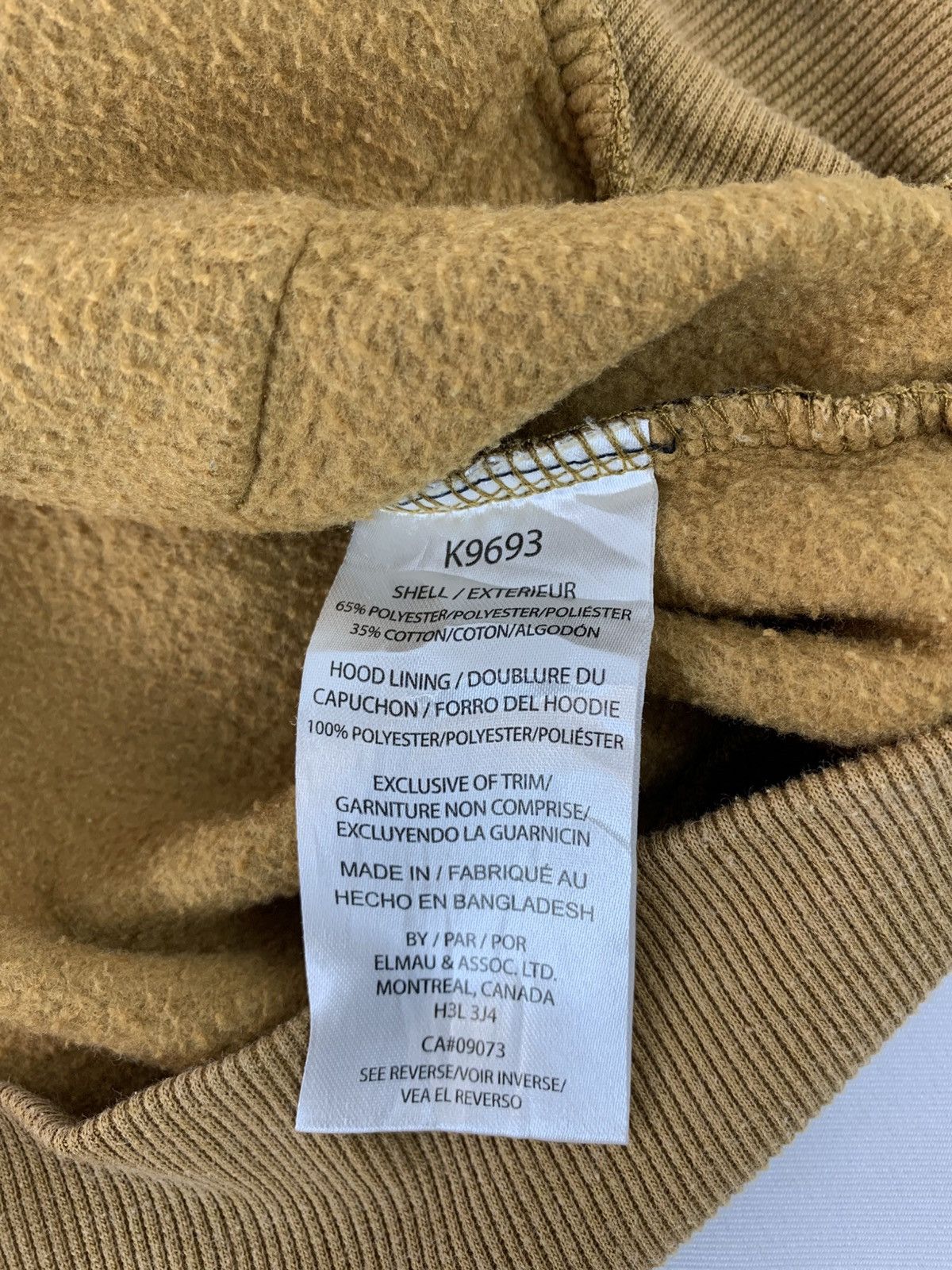 Kangol Kangol Big Logo Padded Sherpa Inner Pullover Hoodies Size US L / EU 52-54 / 3 - 7 Thumbnail