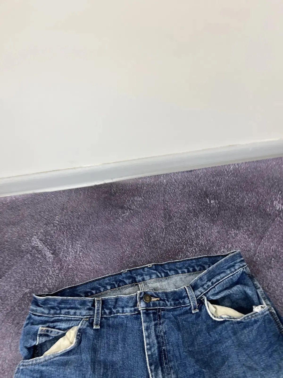 Dickies × Vintage Vintage Dickies Blue Work Denim Hype Baggy Jeans Size US 36 / EU 52 - 9 Thumbnail
