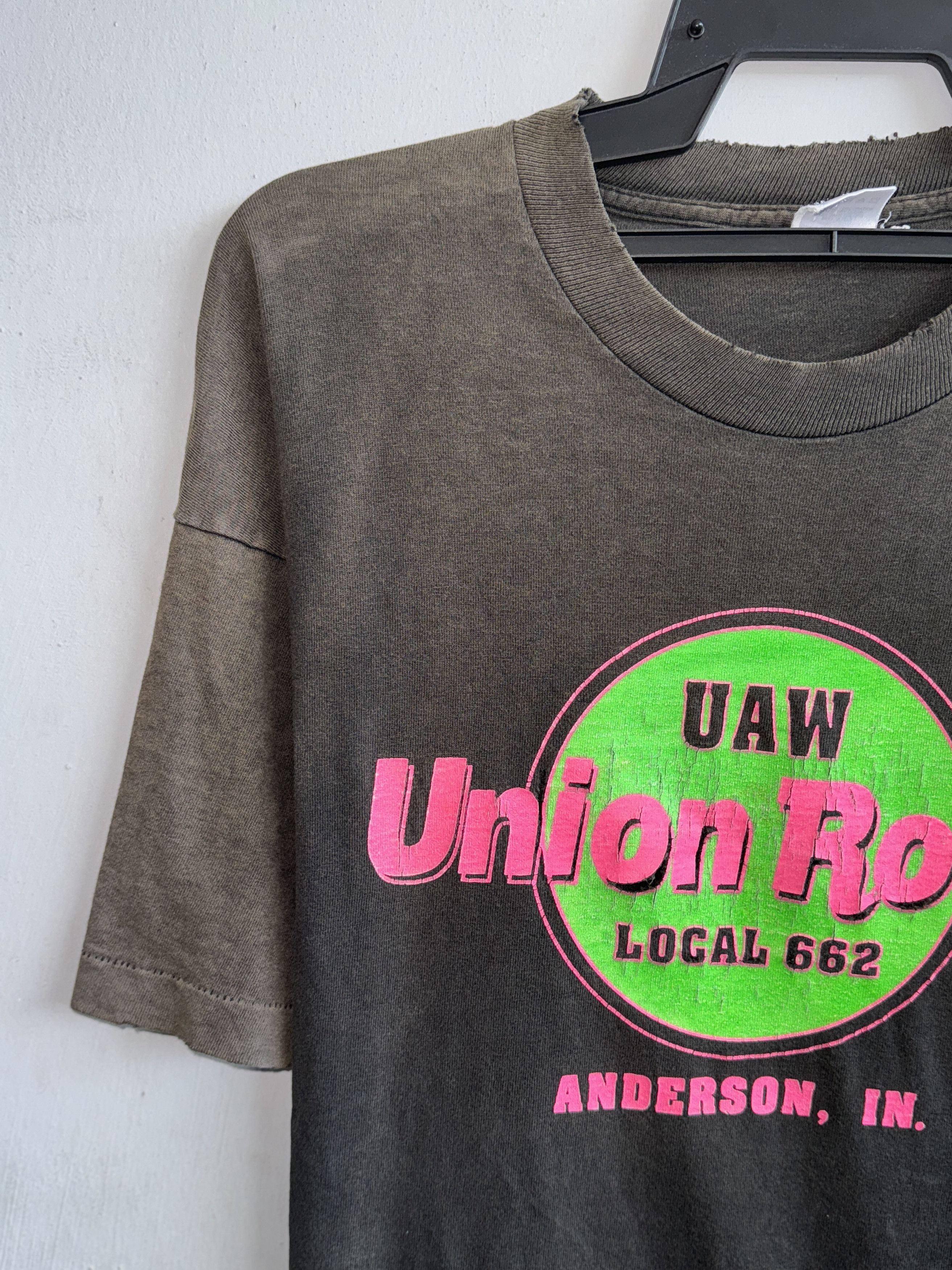 Vintage Vintage 1990's Indiana Union Rock Local T-Shirt Size US XL / EU 56 / 4 - 2 Thumbnail