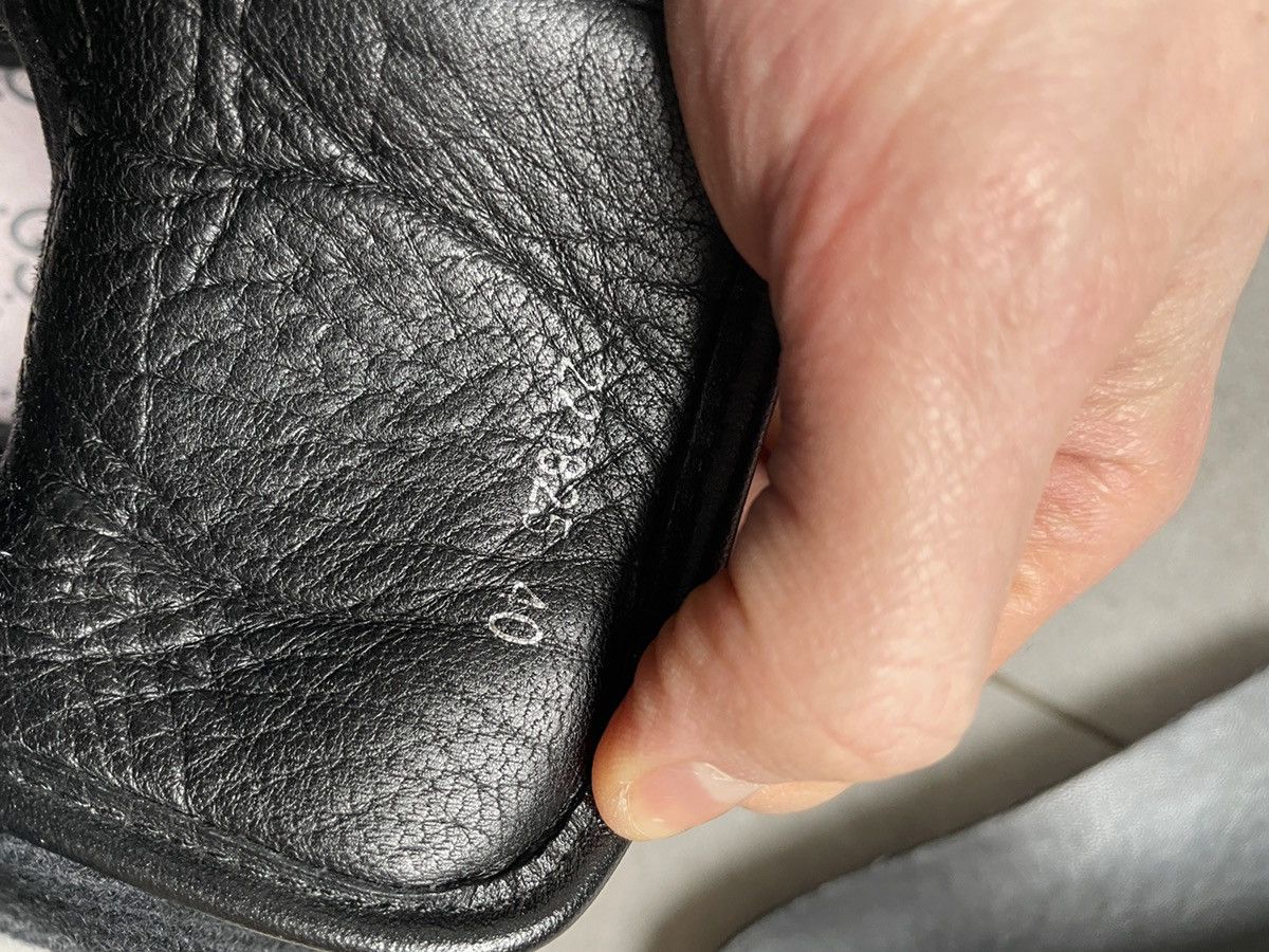 Gucci GUCCI BLACK LEATHER WEB HIGHTOPS Size US 9 / EU 42 - 10 Thumbnail