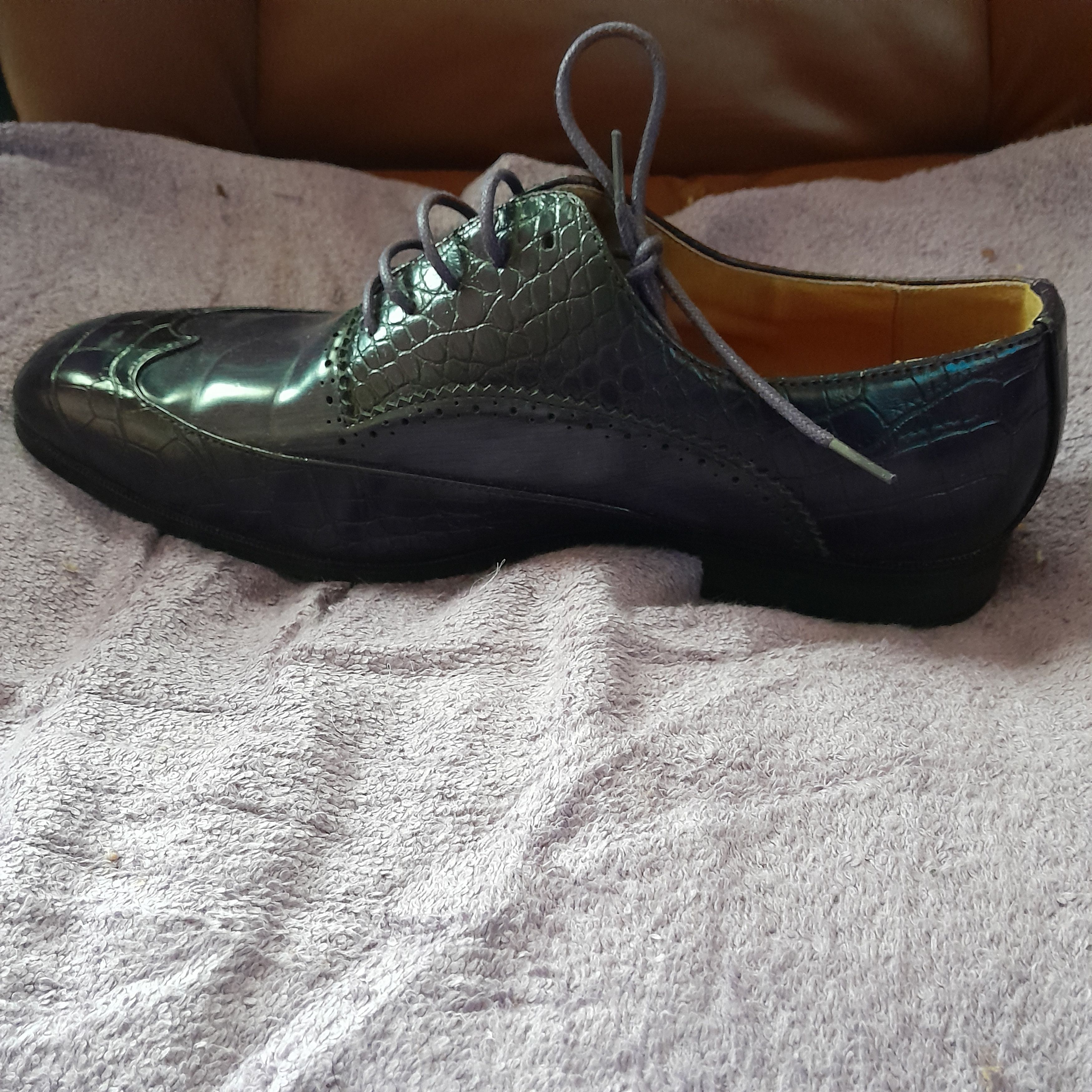 Other Antonio Cerrelli Elite Men’s Dress Shoes Leather Wingtip Size US 10 / EU 43 - 4 Thumbnail