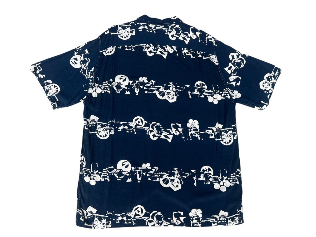 Blue Blue Japan Blue Blue Special Okra Indigo Dyed Hawaiian Shirt Size 4 Size US XL / EU 56 / 4 - 14 Thumbnail