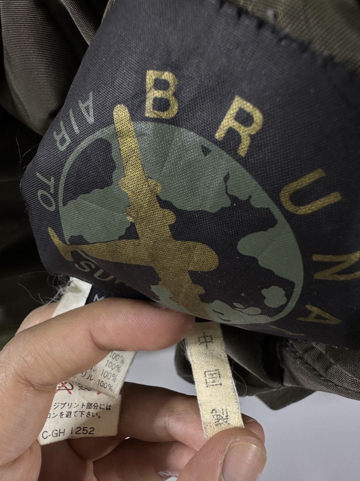 Surface To Air 🔥 VTG Military Brunati Air Force MA-1 BOMBER JACKET - M Size US L / EU 52-54 / 3 - 12 Thumbnail