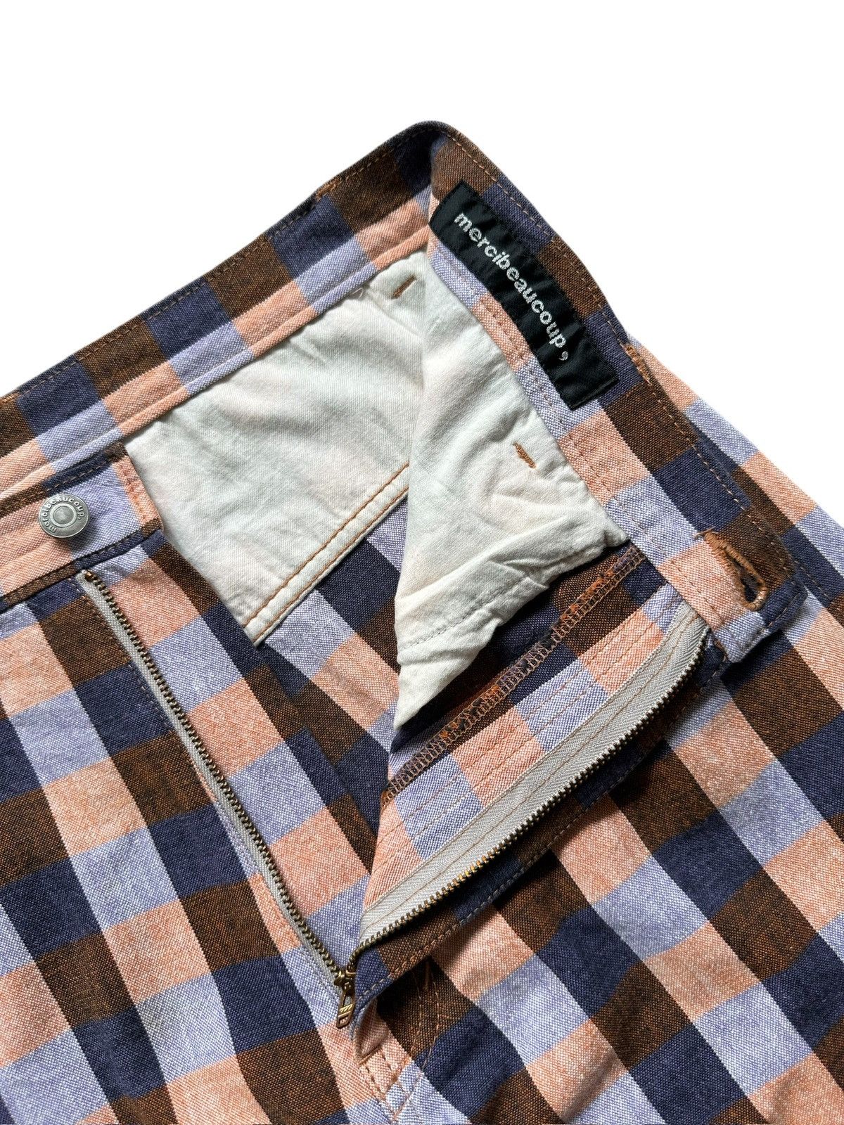 mercibeaucoup S/S2009 Mercibeaucoup plaid denim pants Size US 30 / EU 46 - 5 Thumbnail
