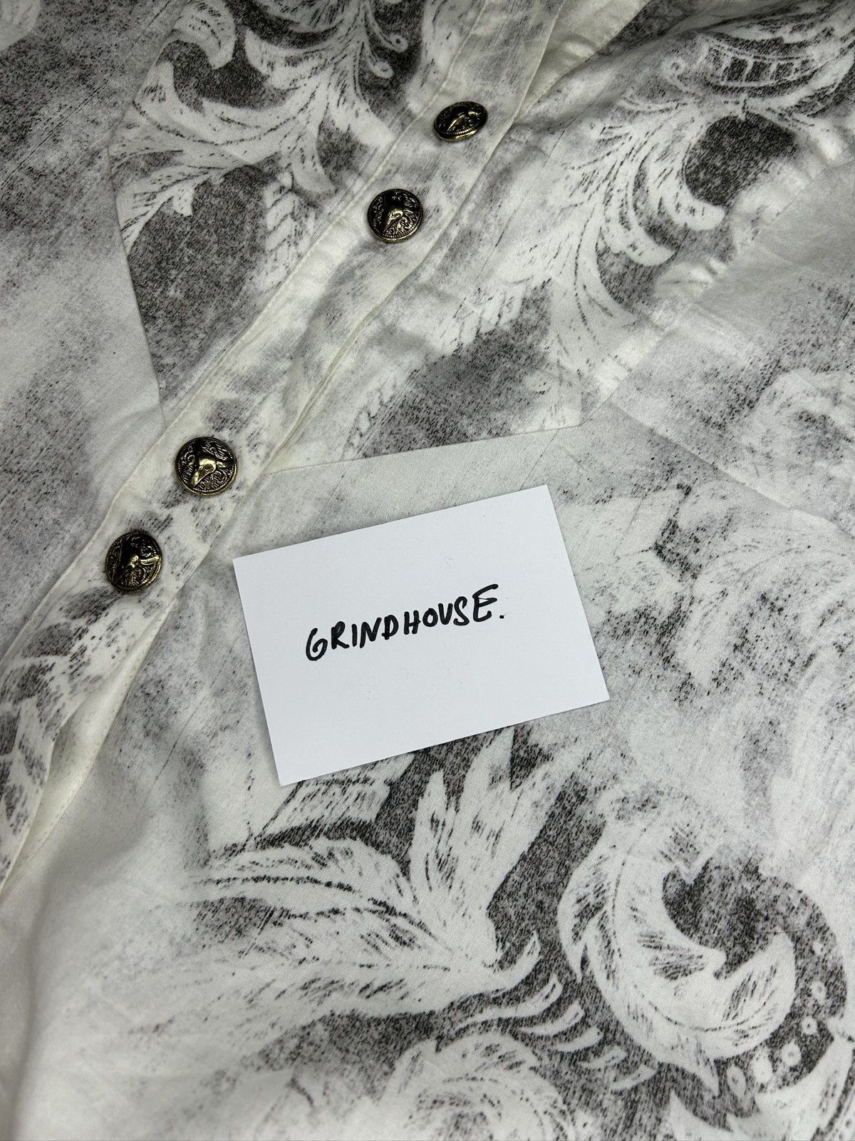 Balmain S/S 12 Printed Shirt Size XS / US 0-2 / IT 36-38 - 11 Thumbnail