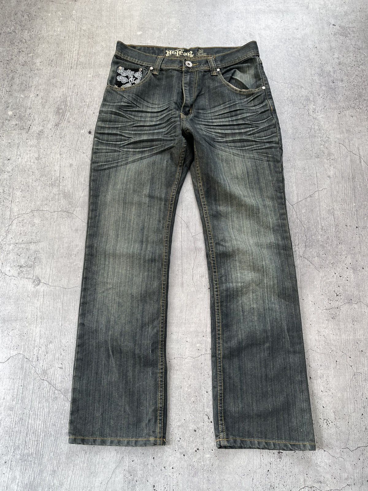 No Fear Vintage Baggy Jeans No Fear Hype Style Size 32 Size US 32 / EU 48 - 4 Thumbnail