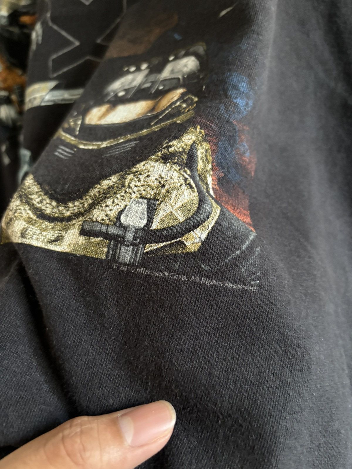 Halo Vintage Faded Halo Xbox Video Game Black Tee Shirt Size US L / EU 52-54 / 3 - 4 Thumbnail