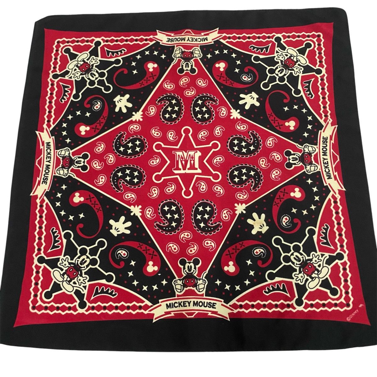 Designer × Mickey Mouse × Vintage Vintage mickey / Bandana / Neckerchief Size ONE SIZE - 2 Thumbnail