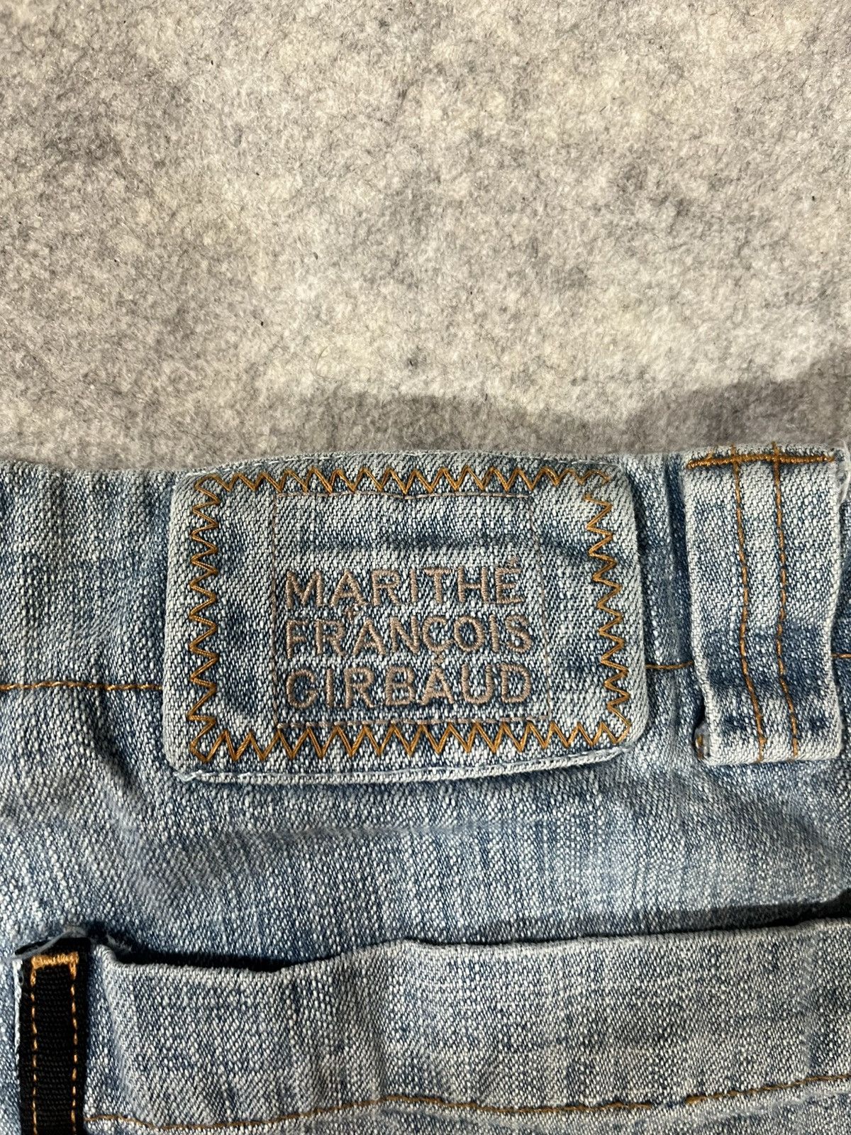Marithe + Francois Girbaud Marithé + François Girbaud 00s Embroidered Baggy Hip Hop Y2K Size US 36 / EU 52 - 6 Thumbnail