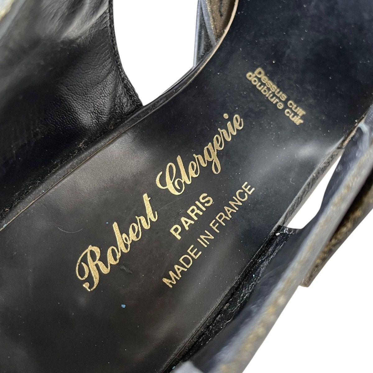 Robert Clergerie Robert Clergerie Paris Solid Leather WMN Luxury Sandals Size US 7 / IT 37 - 8 Thumbnail