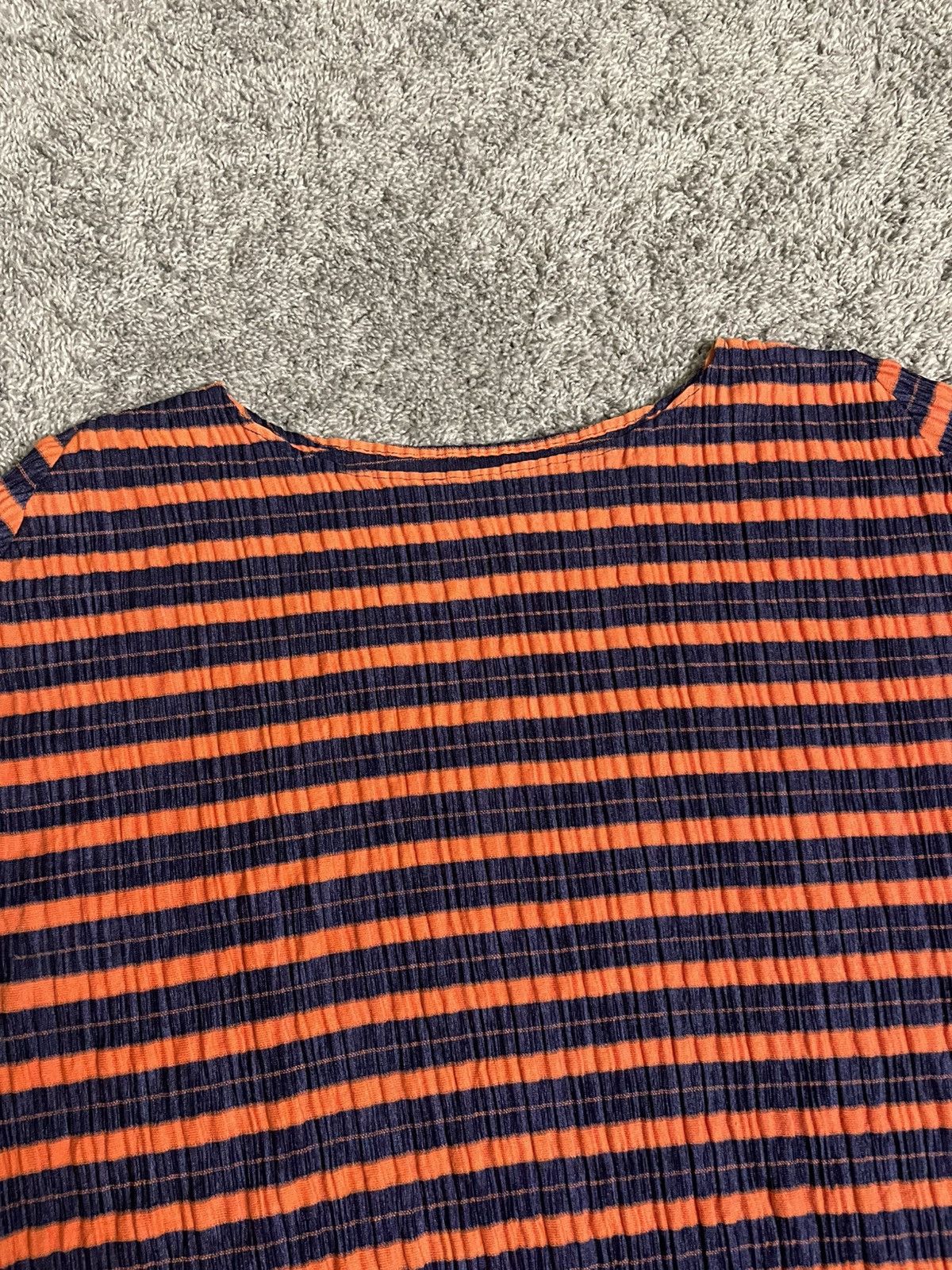 Pleats Please Issey Miyake Pleats Please Issey Miyake Stripe Shirt Size M / US 6-8 / IT 42-44 - 3 Thumbnail