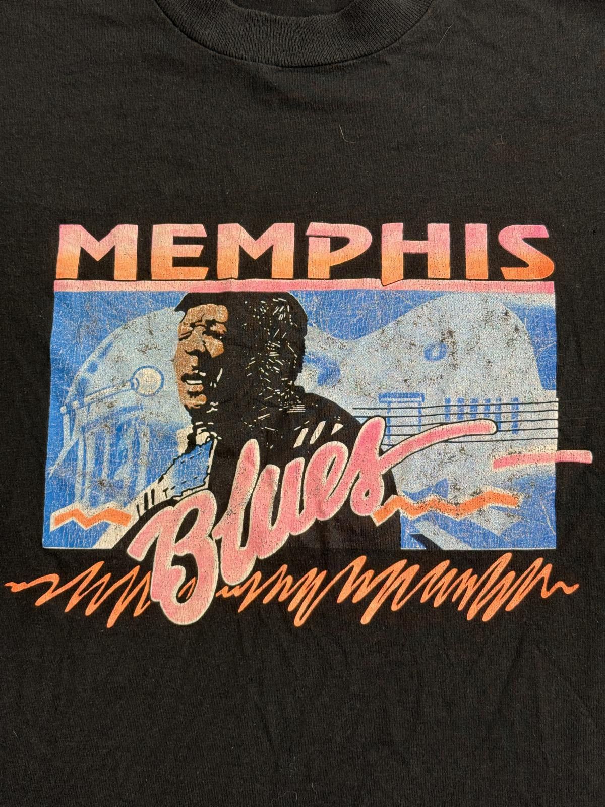 Other Vintage 80s Memphis Blues T-shirt BB King Faded Tee XL Size US XL / EU 56 / 4 - 3 Thumbnail