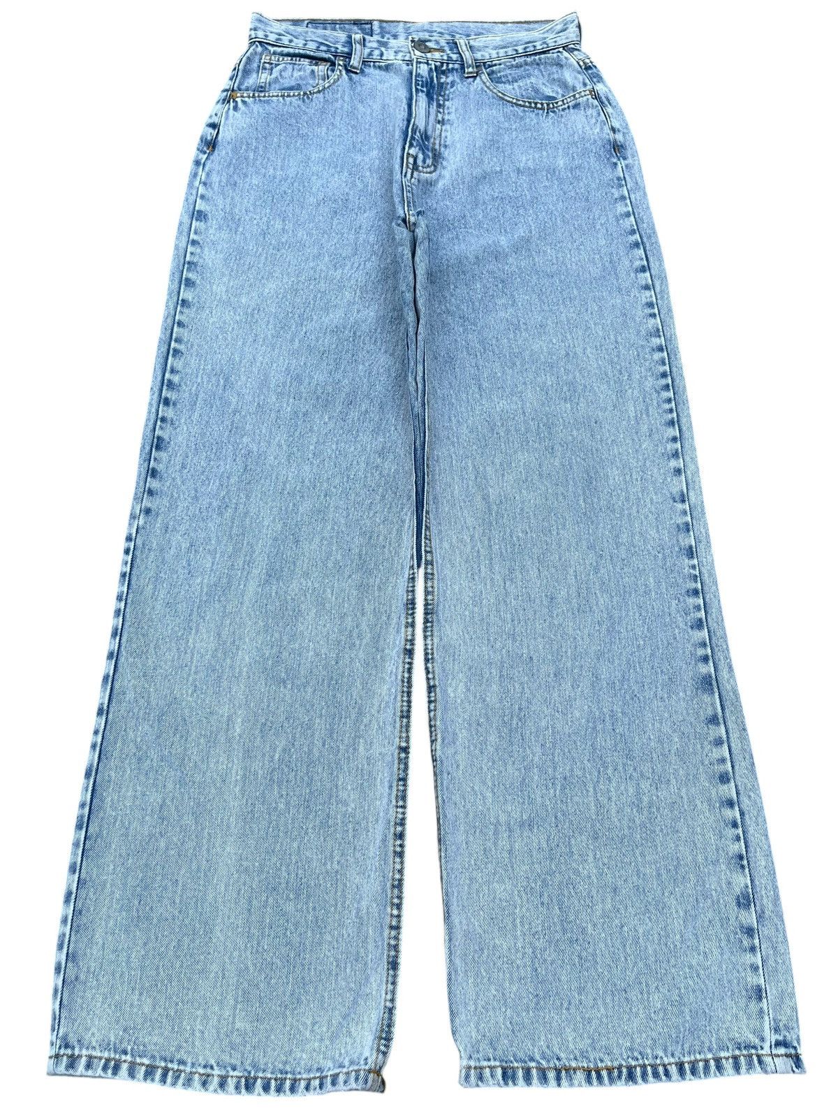 Other Vintage Japanese Brand Rodeo Crown Acid Washed Baggy Jeans Size 28" / US 6 / IT 42 - 1 Thumbnail