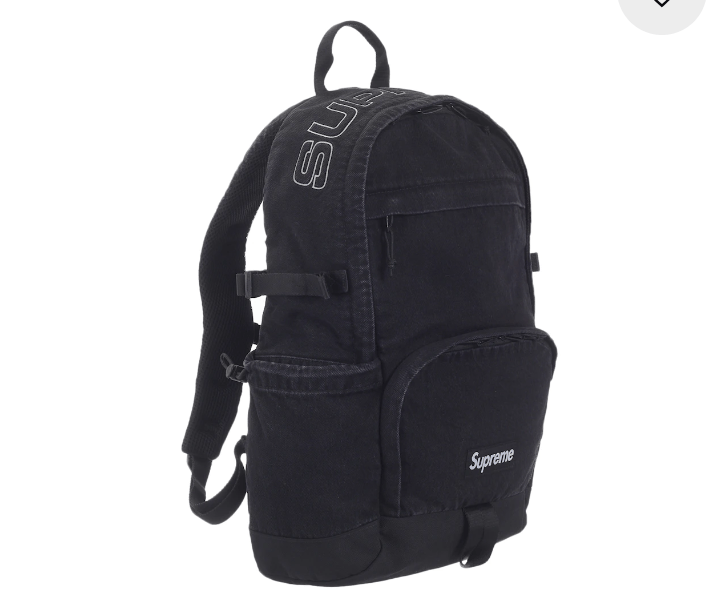 Supreme Supreme Black Velvet Backpack | Grailed