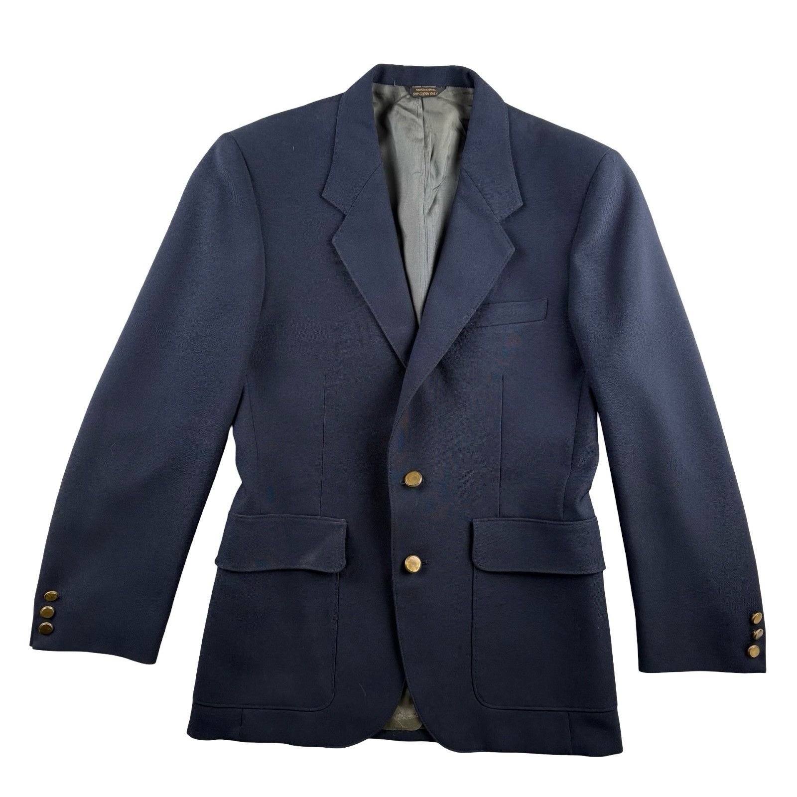 Levi's VTG Levi’s Men’s Wool Blend Action Suit Blazer Jacket Blue • Size 38R - 2 Thumbnail