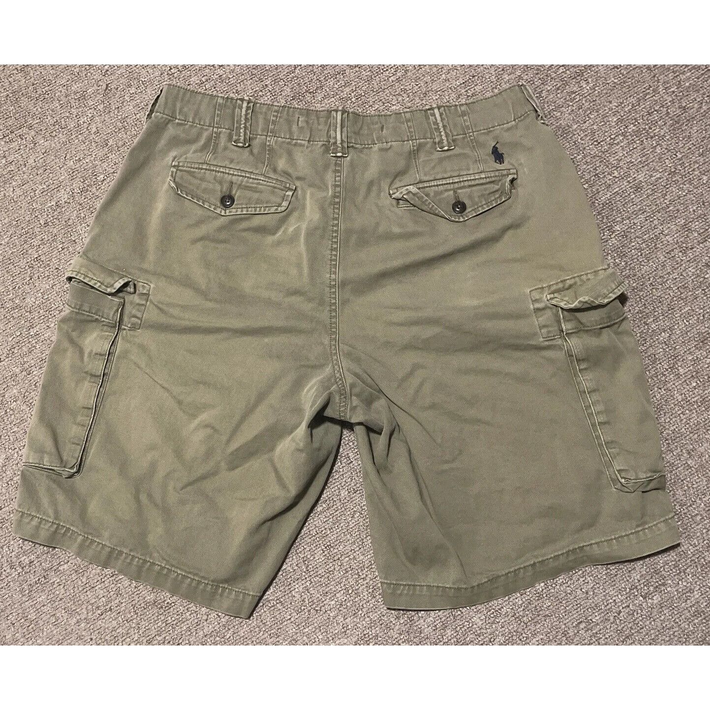 Polo Ralph Lauren Mens Size 34 Polo Ralph Lauren Olive Green Utility Cargo Sho Size US 34 / EU 50 - 2 Thumbnail