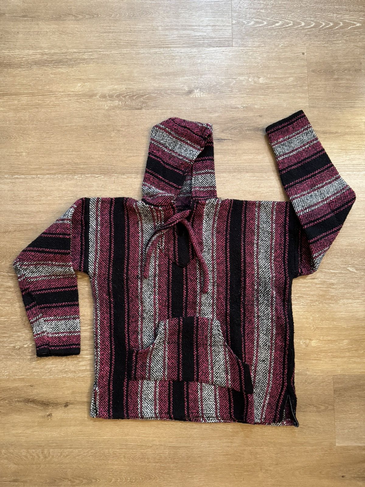 Vintage Vintage 90s Mexican Drug Rug KAPITAL Style The Dude Pullover
